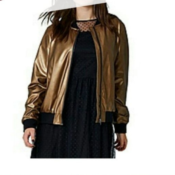 Simply Be Jackets & Blazers - Simply be Womens Metallic Bomber Jacket